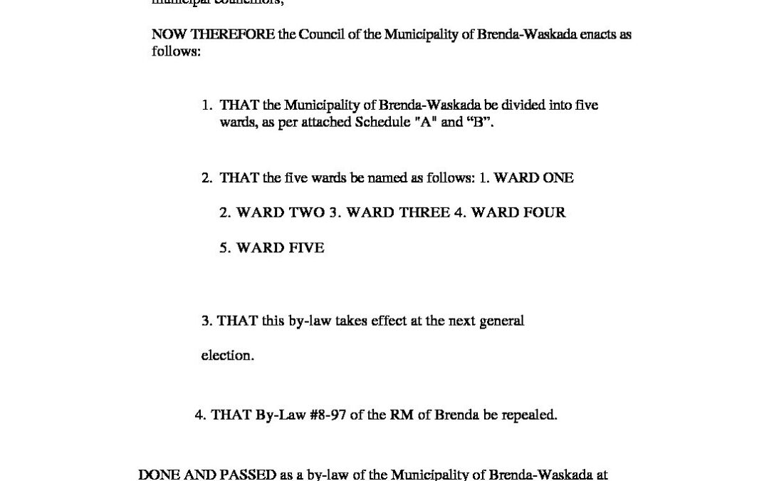 By-Law-24-2016-to-establish-Ward-system-for-Municipality-of-Brenda-Waskada