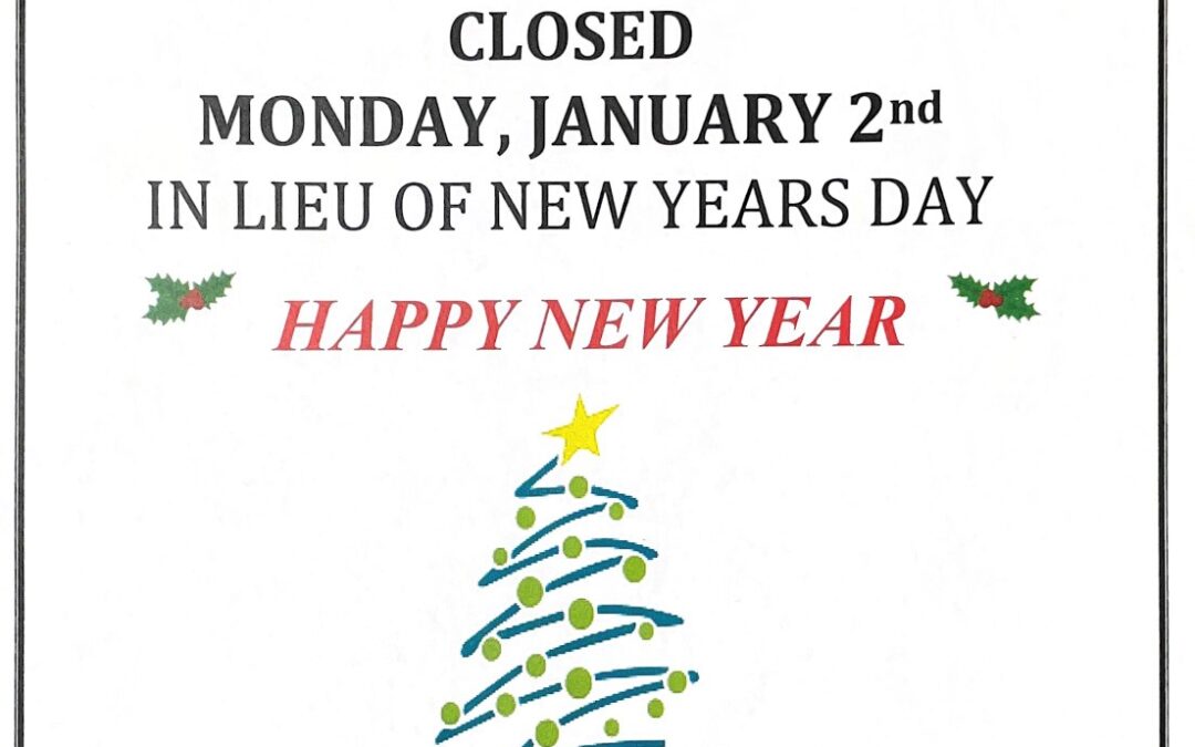 Jan23 Holiday hours