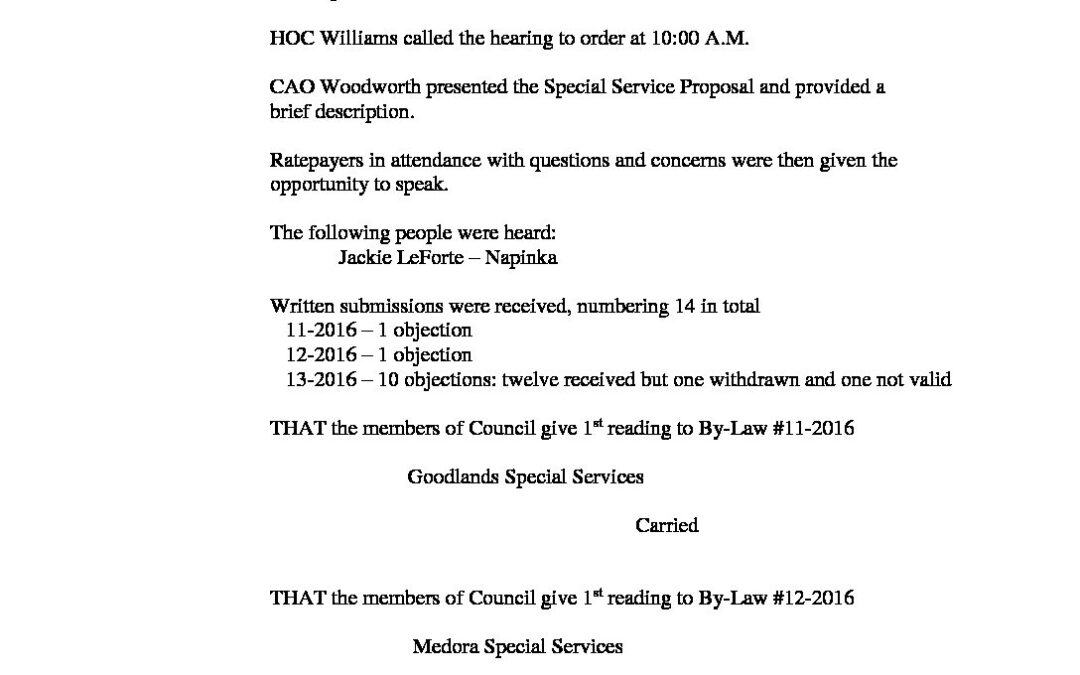 January-18th-2017-Special-Services-Public-Hearing-Minutes