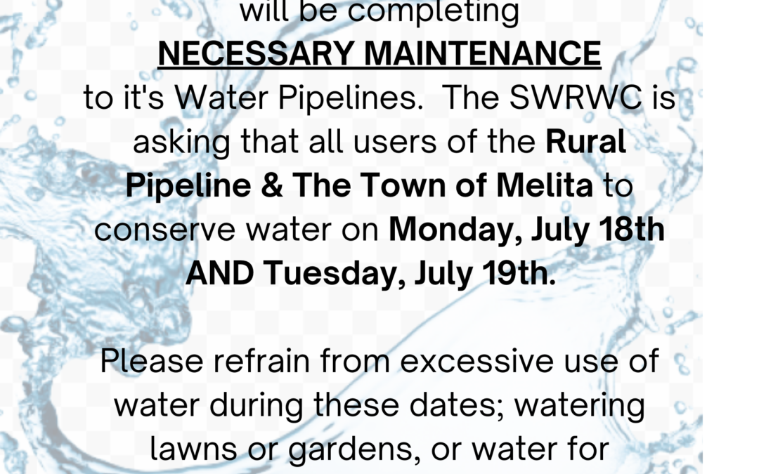 SWRWC Notice to Conserve Water